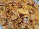 Sambal goreng tempe dan ikan bilis bersama pucuk dan sohun garing