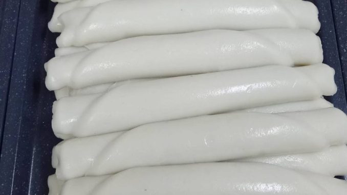 Laksam gebu homemade gulung elok tanpa minyak