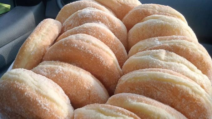 Donut gebu homemade goreng keemasan tidak serap minyak