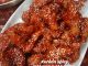 Korean Spicy Chicken homemade tanpa gochujang dengan sos berkilat dan taburan bijan