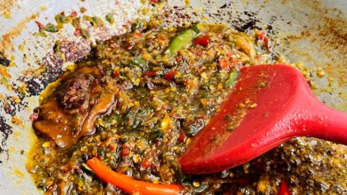 Sambal Pedas Ikan Bilis Tumbuk Kasar