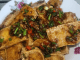 Tauhu goreng rangup dengan sos pedas manis ala Chinese style.