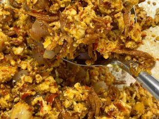 Telur tumis bawang mudah dan sedap