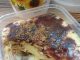 Puding tiramisu kastard dalam bekas tupperware siap dihidang