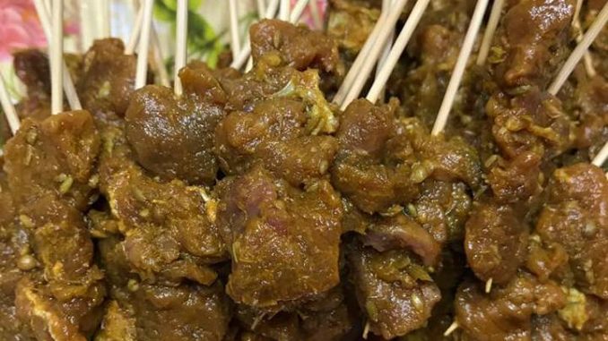 resepi sate daging lembut dan berempah