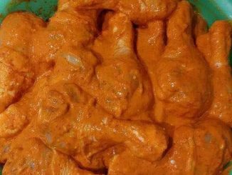 Ayam goreng mamak rangup berwarna keemasan