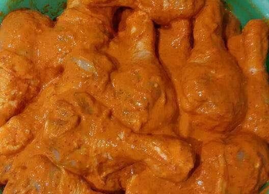 Ayam goreng mamak rangup berwarna keemasan