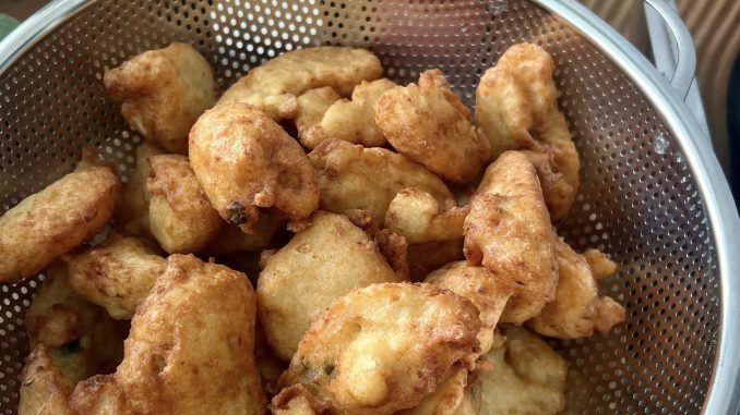 Cucur ayam gluten free rangup dan lembut seperti nugget