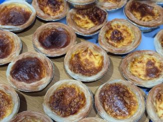 Egg Tart Mixue viral yang gebu dan berkrim dibuat guna air fryer