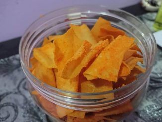 popia cheese rangup bersalut serbuk cheese dan cili